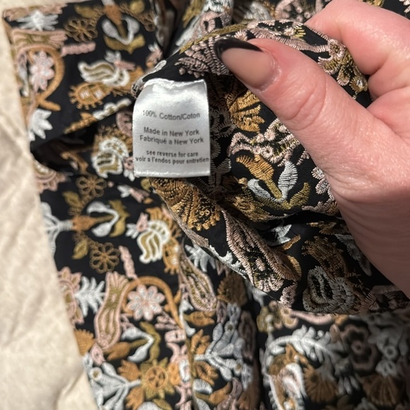 Caroline Constance Floral Embroidered Strapless Bustier Dress XS - Picture 8 of 8